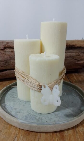 Trio de Velas Uníssonas